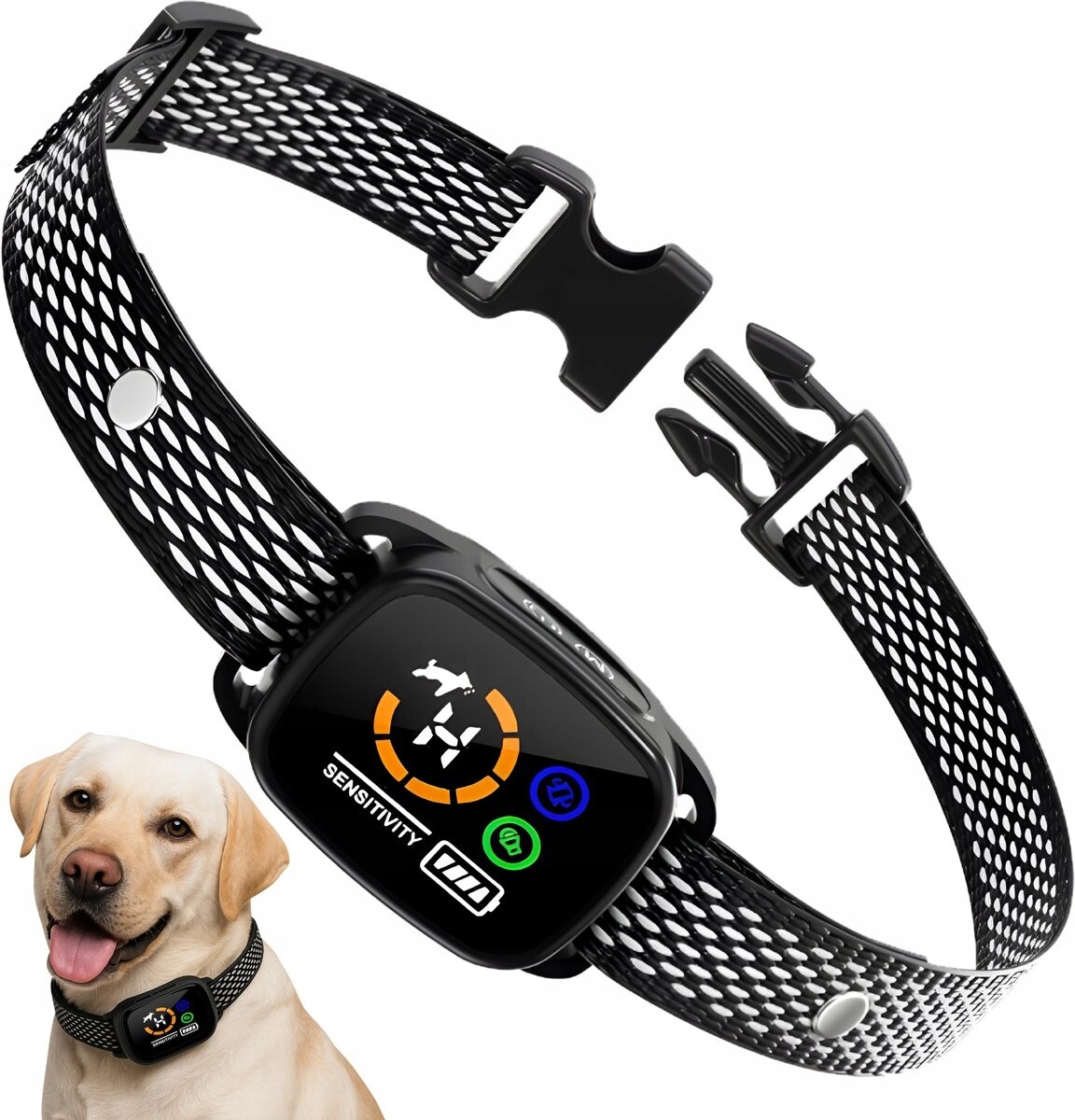 Výcvikový Obojek Pro Psa Proti Štěkání bez proudu Humanitární