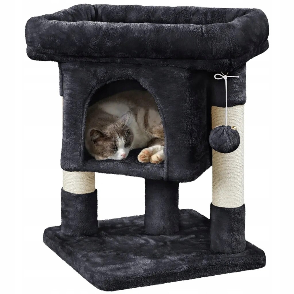 Nízký škrabák, škrabací podložky, škrabací sloupek Yaheetech do 60 cm