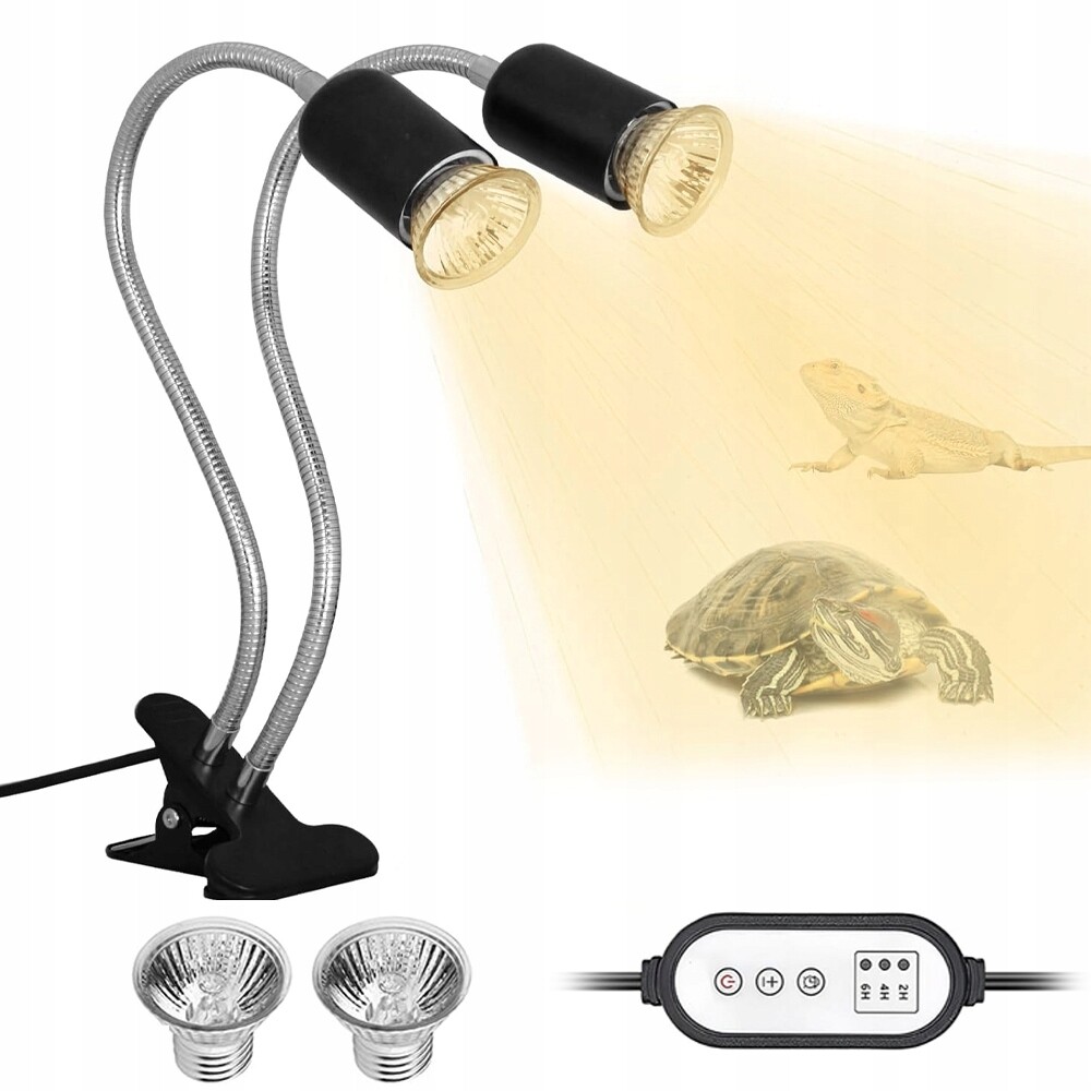 Topná Lampa Želva 50W Topná Lampa Želva Topná Lampa Pro Plazy 360°