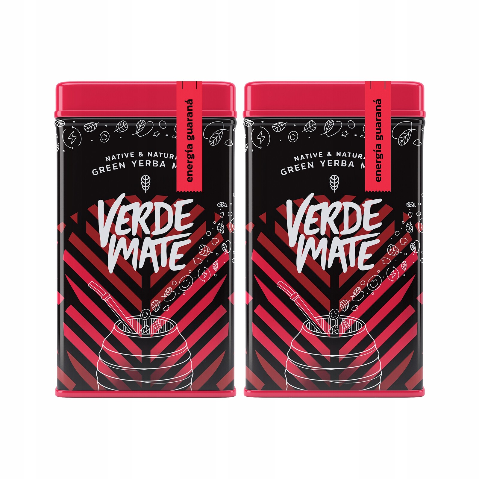 Yerba Mate Verde Mate Green Energia Plechovka Yerbera 2x500 g 1 kg