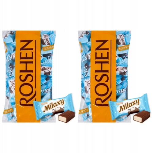 Bonbóny Roshen Milaxy pěnové v čokoládové polevě 2 kusy x 1 kg