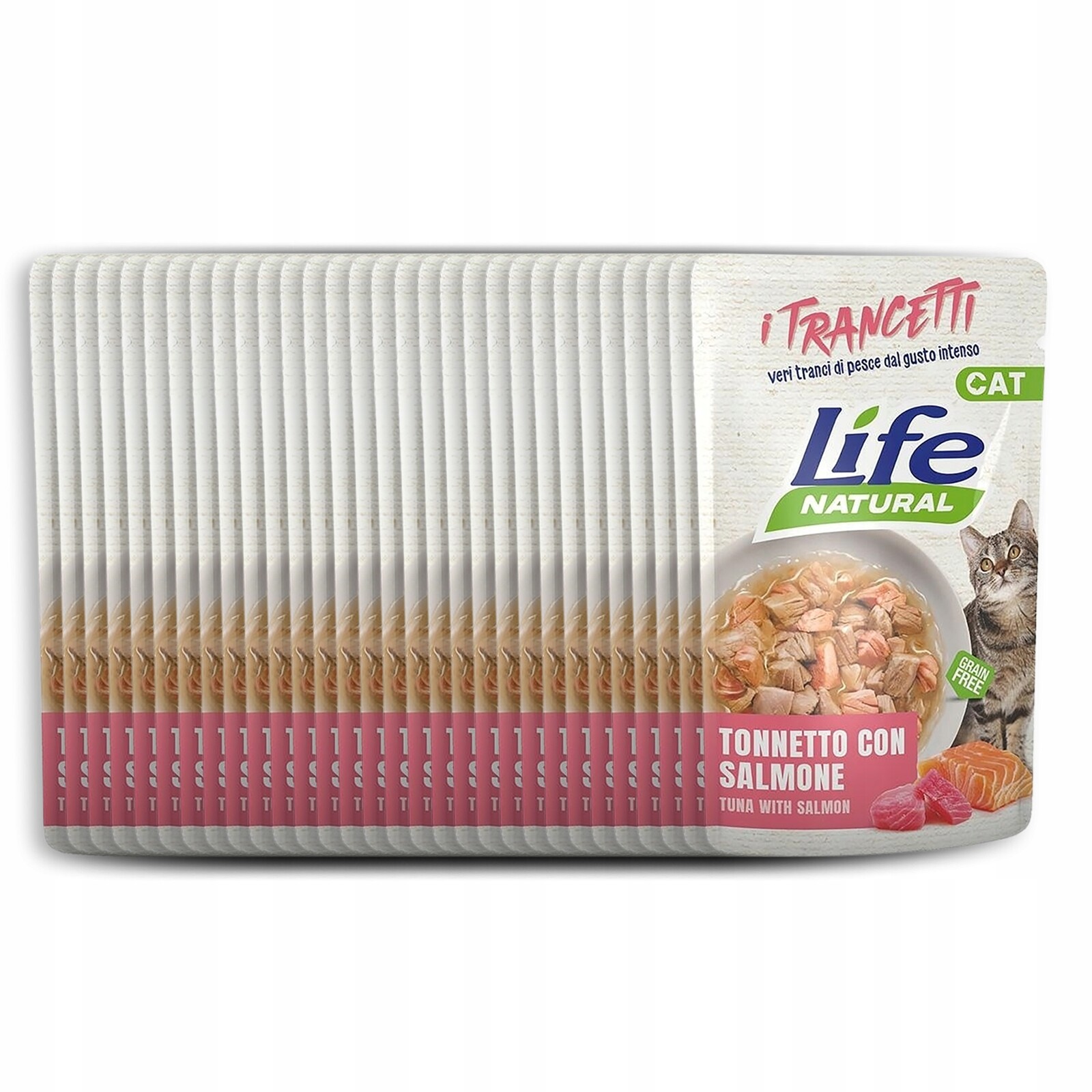 Life Cat Naturel Chunks kapsička Set 30x55 g tuňák losos