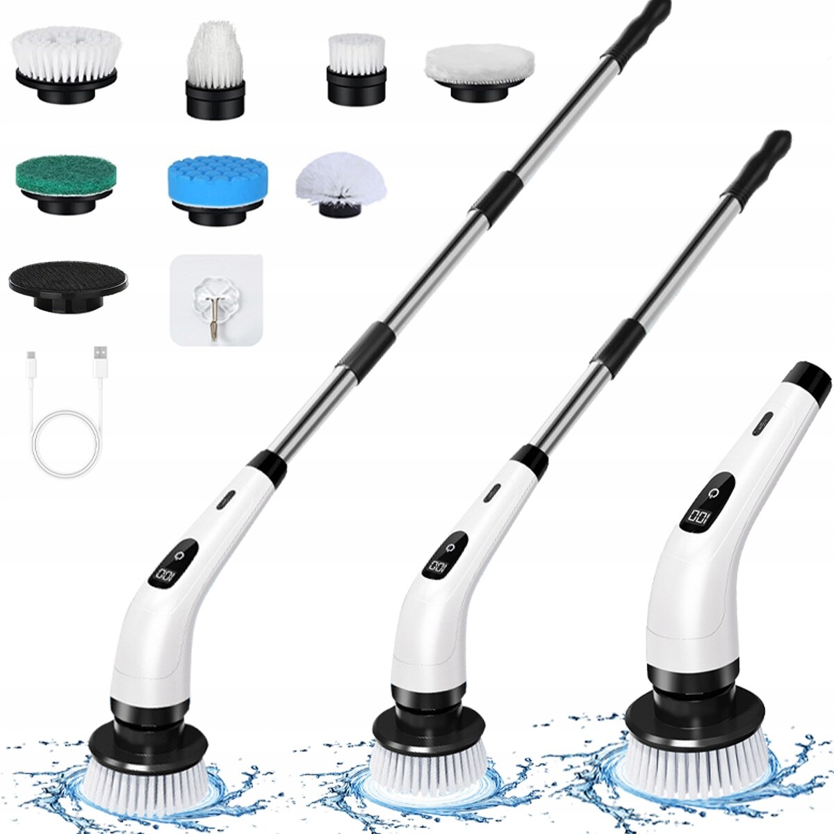 Elektrický Rotační Bezdrátový Mop 9V1 Pro Úklid