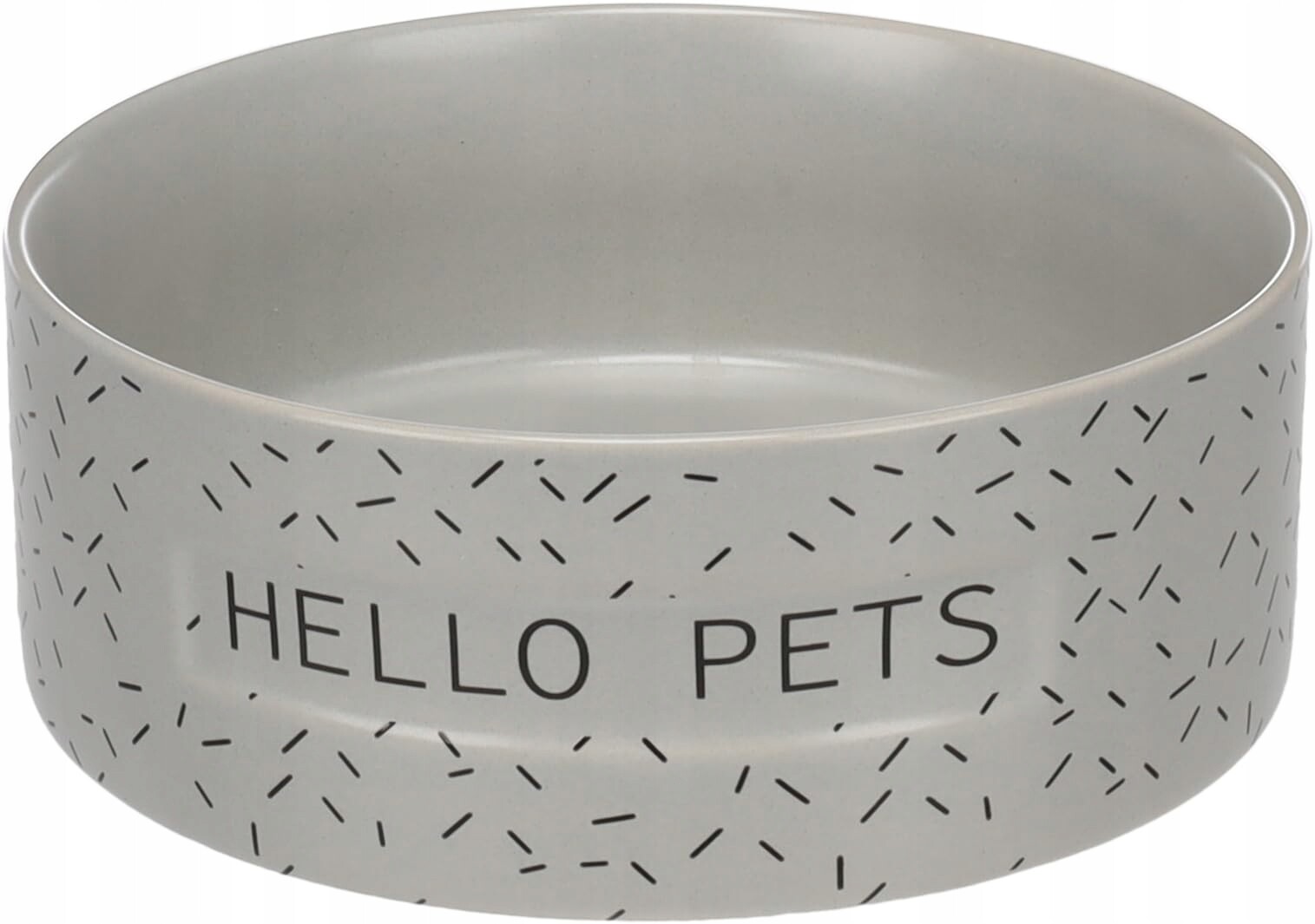 Flamingo Lada Miska pro psy Keramická 800 ml Protiskluzová Šedá