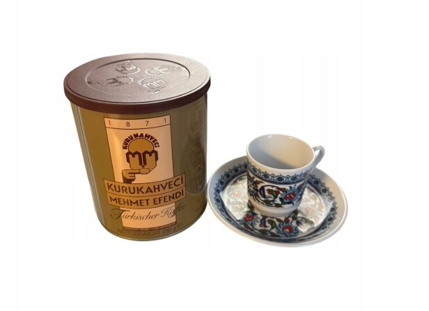 Sada mletá káva Kurukahveci Mehmet Efendi 250 g šálek
