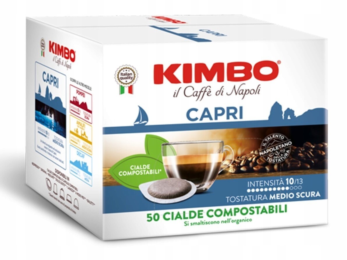 Káva v sáčcích Kimbo Capri Ese Pads 50 sáčků typu Ese 44 mm Padsy