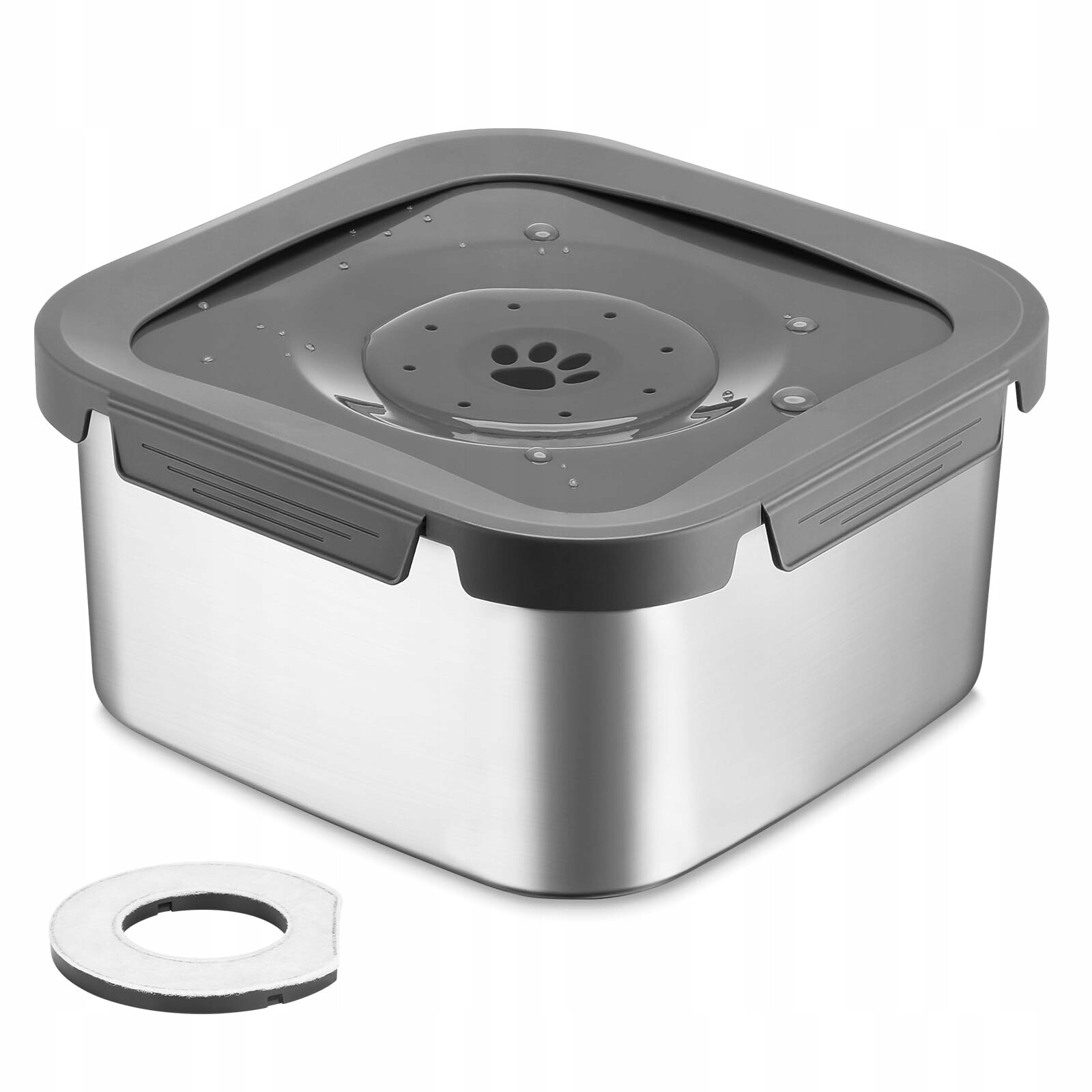 Pettom Miska pro psa 45 L Nerezová Ocel s filtrem proti rozlití