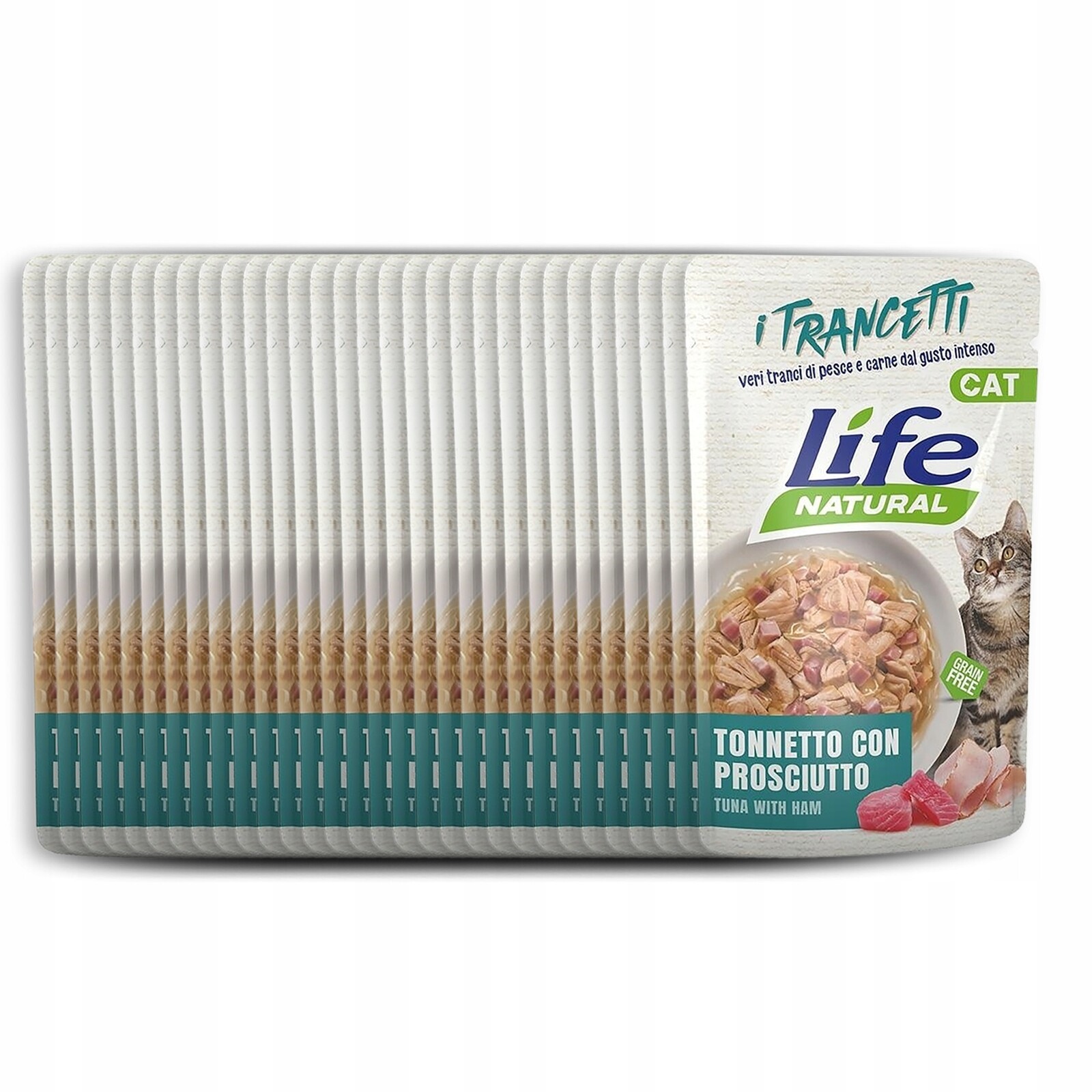 Life Cat Naturel Chunks kapsička Set 30x55 g tuňák šunka