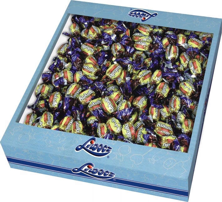 Kukulky Bonbóny Granpik Plněné karamelky kakaovou hmotou s alkoholem 2KG