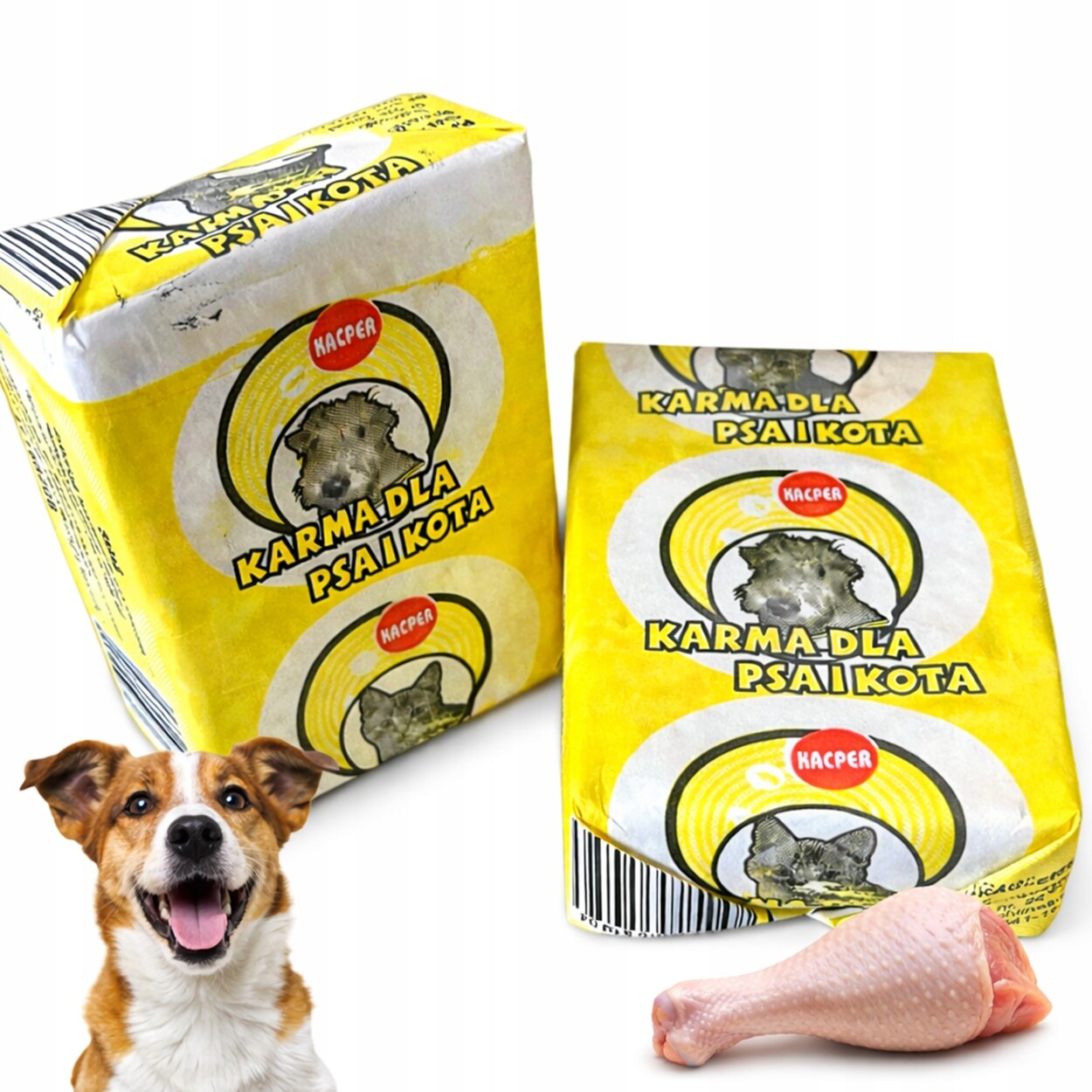 Krmivo masové krůta zmrazené 10 kg – kostky 250 g, Barf, 40 ks