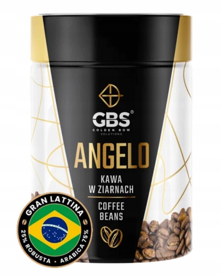 Gbs Angelo Káva V Zrnech Gbs Zrnková Gran Latina 600g