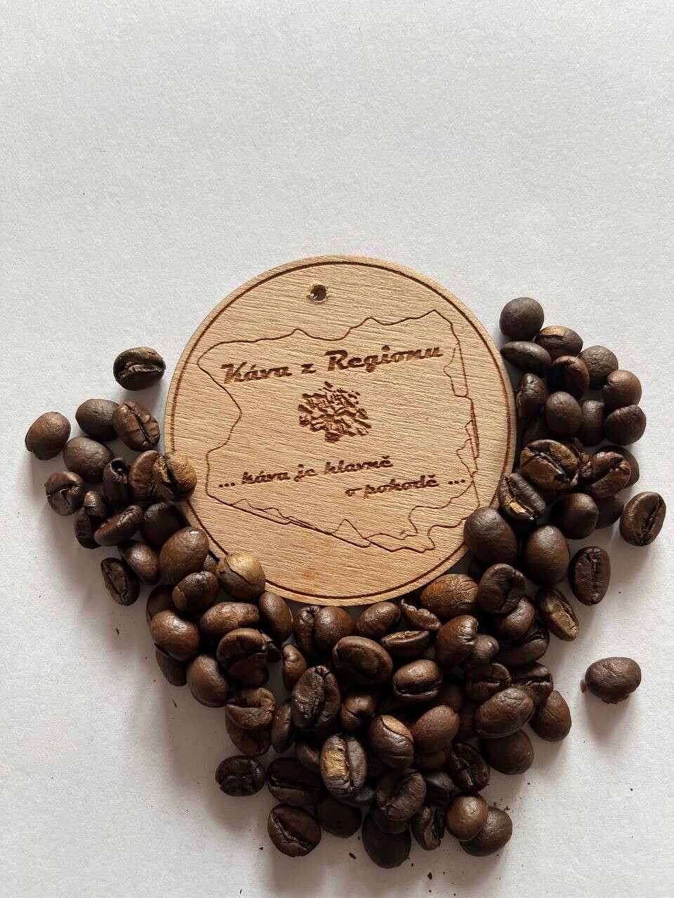 Tanzanská kávová zrna robusta, sáček: 500 g