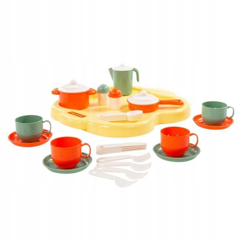 Zábava v domě Hračka pro holčičku Sada Nádobí Janina S Podnosem Dárek