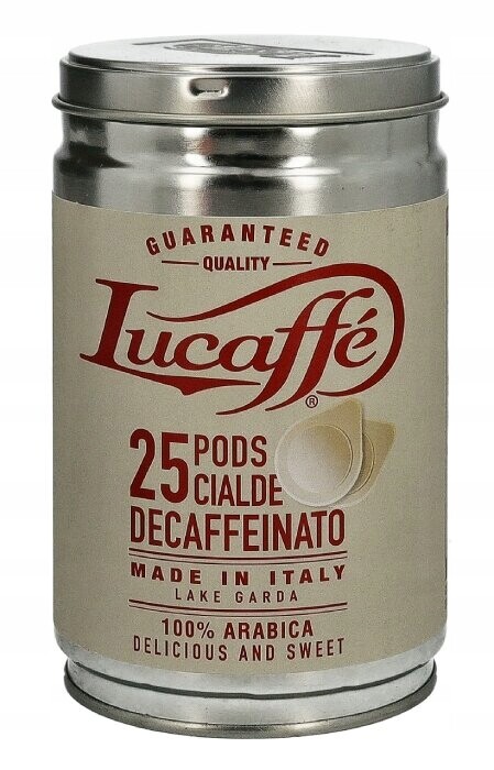 Káva v sáčcích Lucaffe Decaffeinato bez kofeinu 24 ks