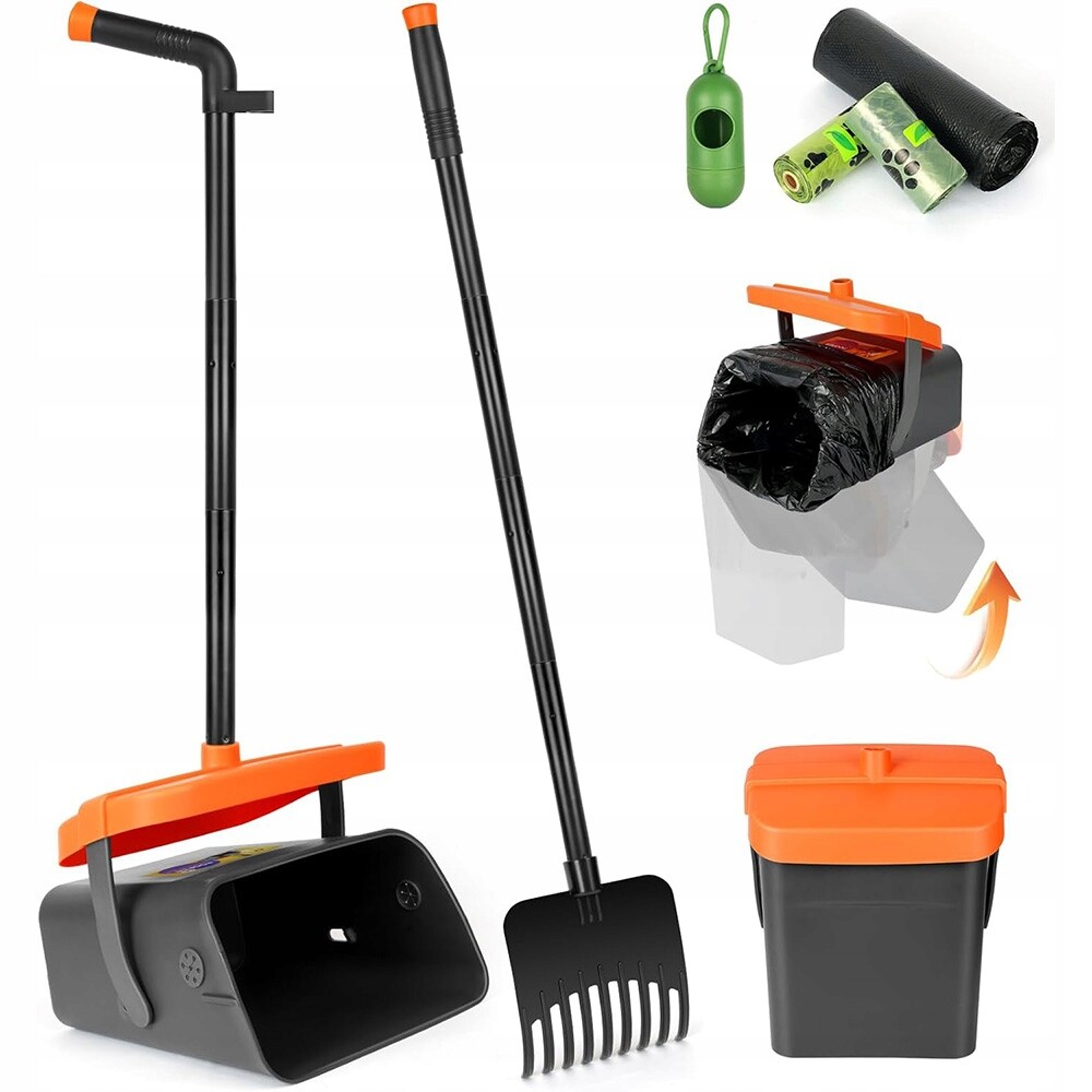 Profesionální sběrač psů Dog Pooper Scooper 117 cm 35 sáčků