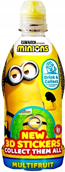 Neperlivý nápoj Mimoni s příchutí multivitamínu 350 ml 12 Kusů