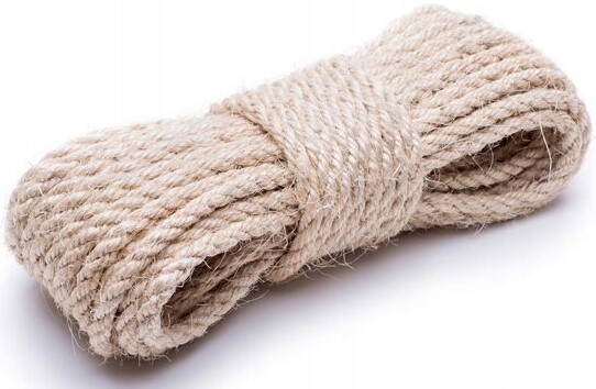 Sizalové Lano Šňůra Sisal Na Škrabadlo 10mm 20m