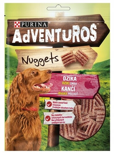 Purina Adventuros Nuggets psí pamlsek 300g