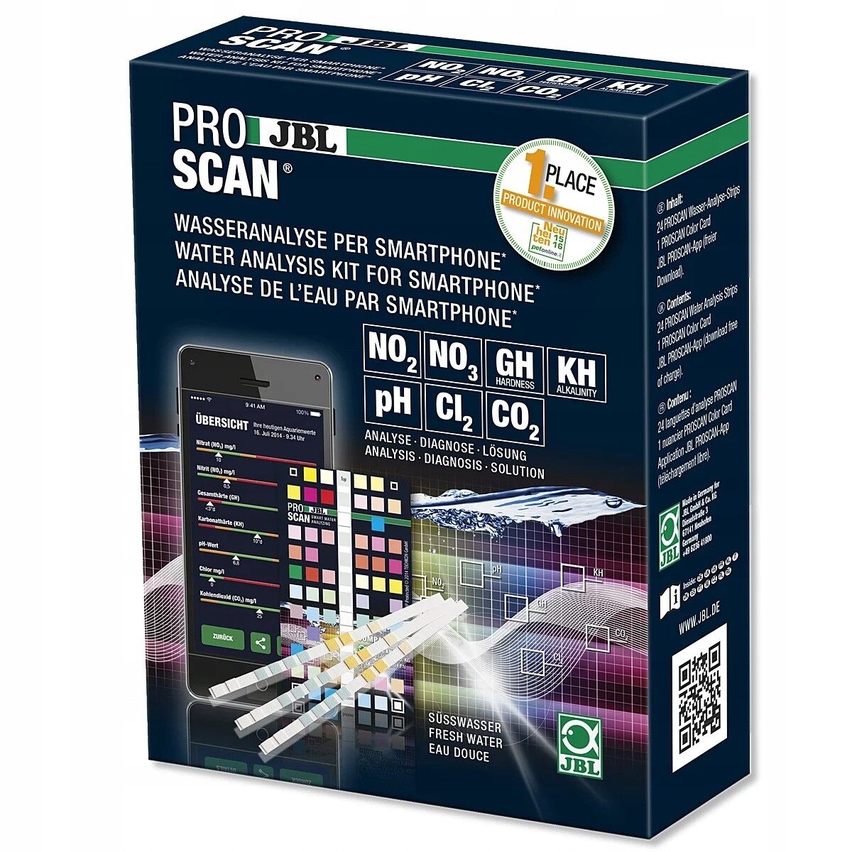 Test Vody V Akváriu S Analýzou Na Chytrém Telefonu, Sada Proužkových Testů