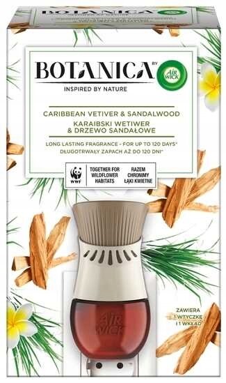 Botanica By Air Wick Sada Elektrický Osvěžovač A Náplň Vonný Olej