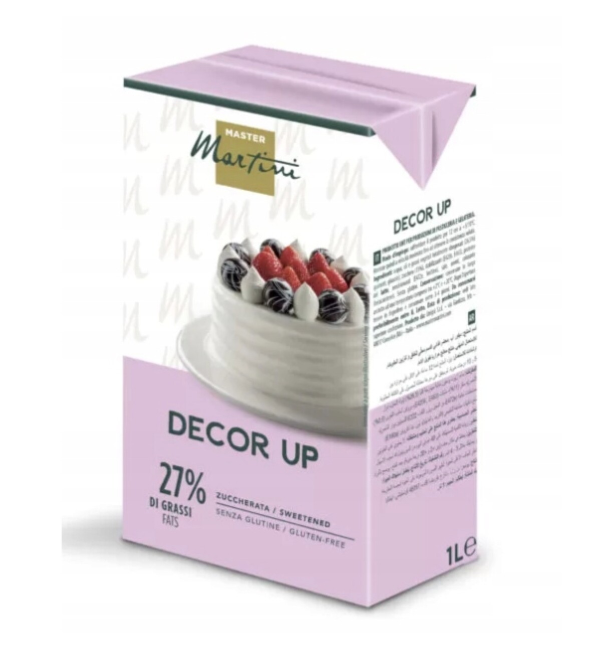 Šlehaná smetana Decor Up Master Martini 1 l