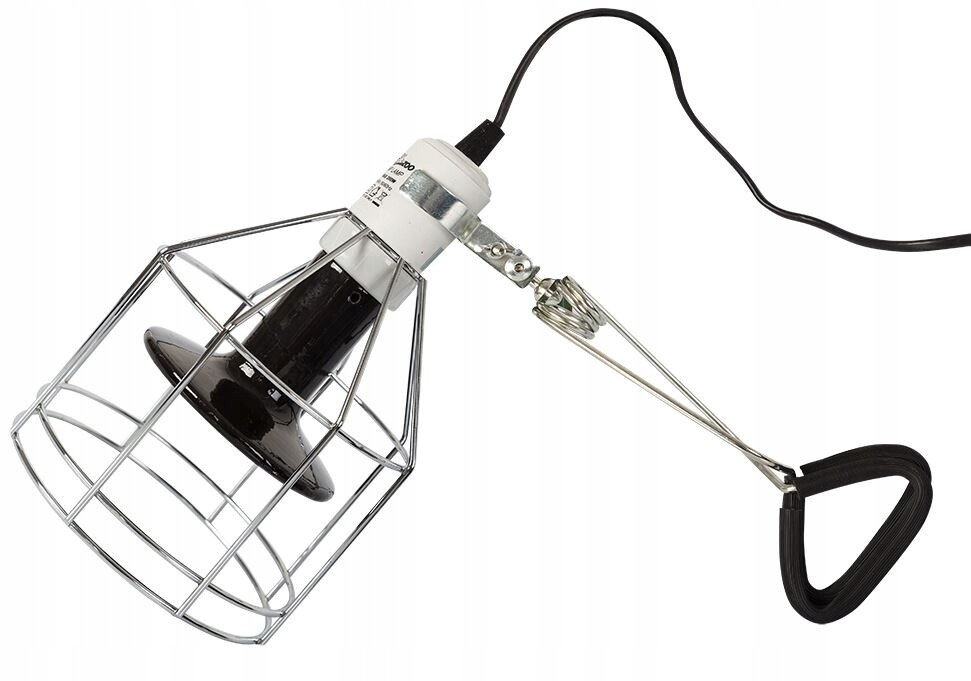 Keramická Objímka S Ochranným Košem Do Terária Pro Plazy