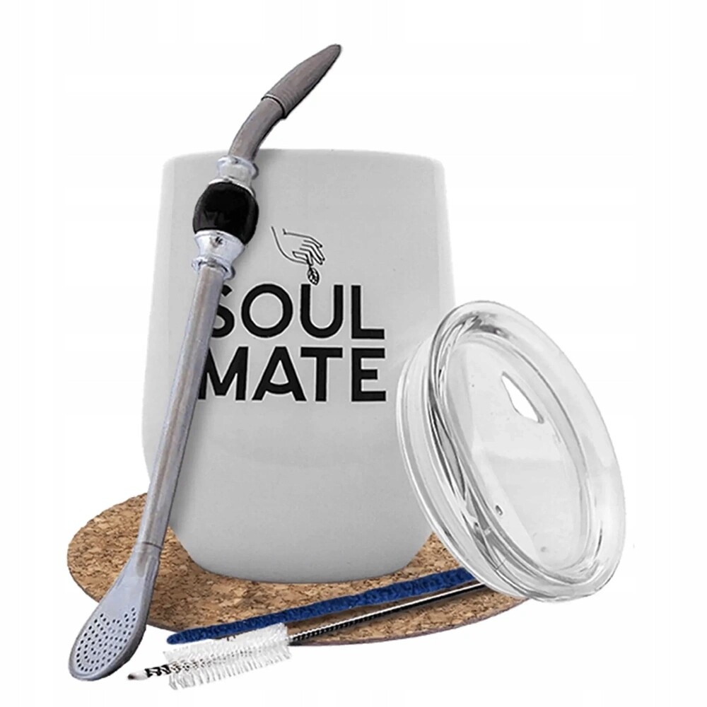 Startovací sada Yerba Mate tykva TermoLid Soul Mate bombilla cca 350 ml