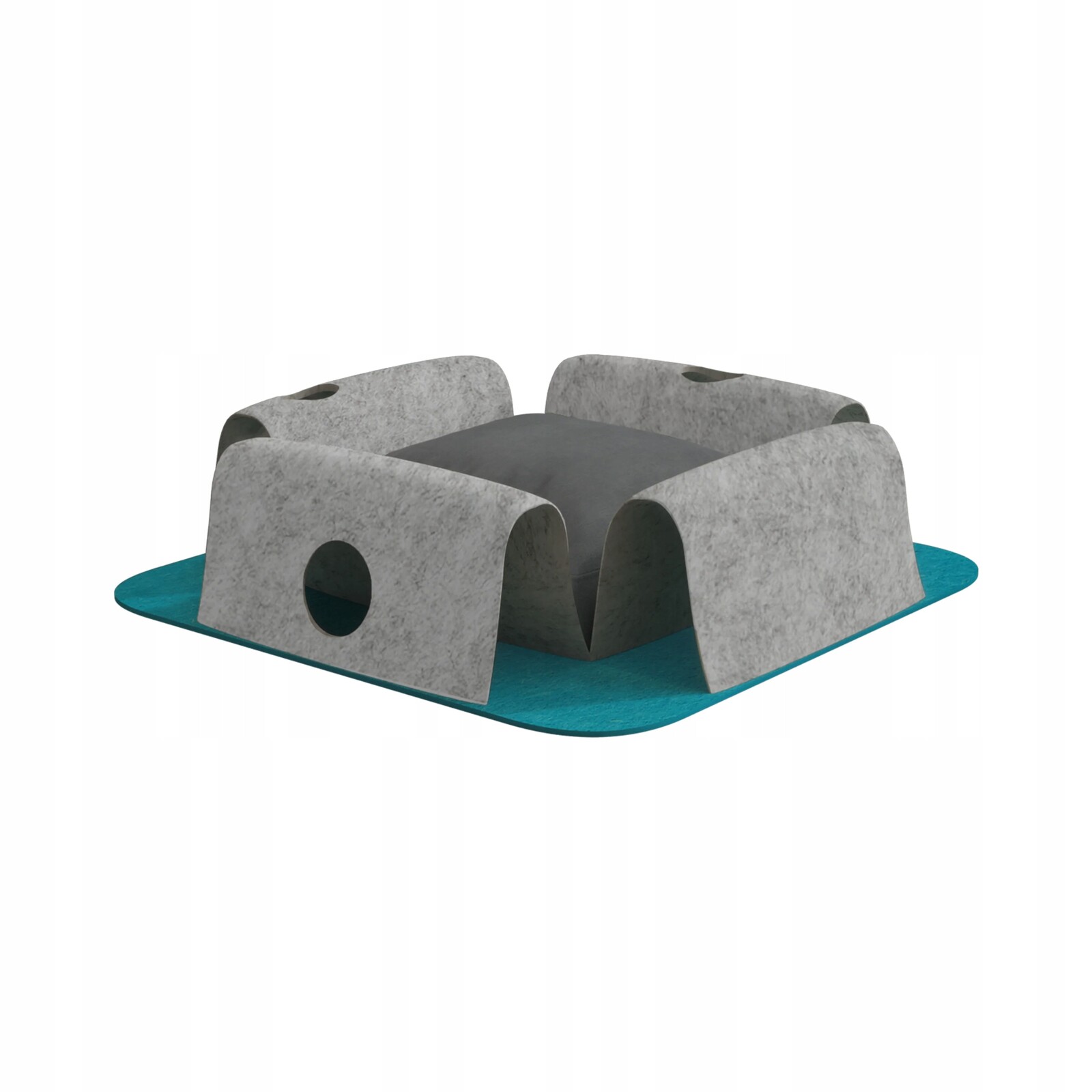 Tunel Pro Kočky Domeček Hračka Moderní Pelíšek Pro Kočky 35 CM