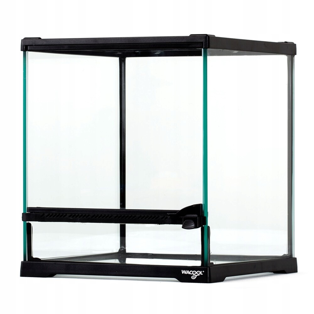 Malé Skleněné Terárium 21X21X20 CM Pro Pavouka Hmyzu A Plazů Chovných