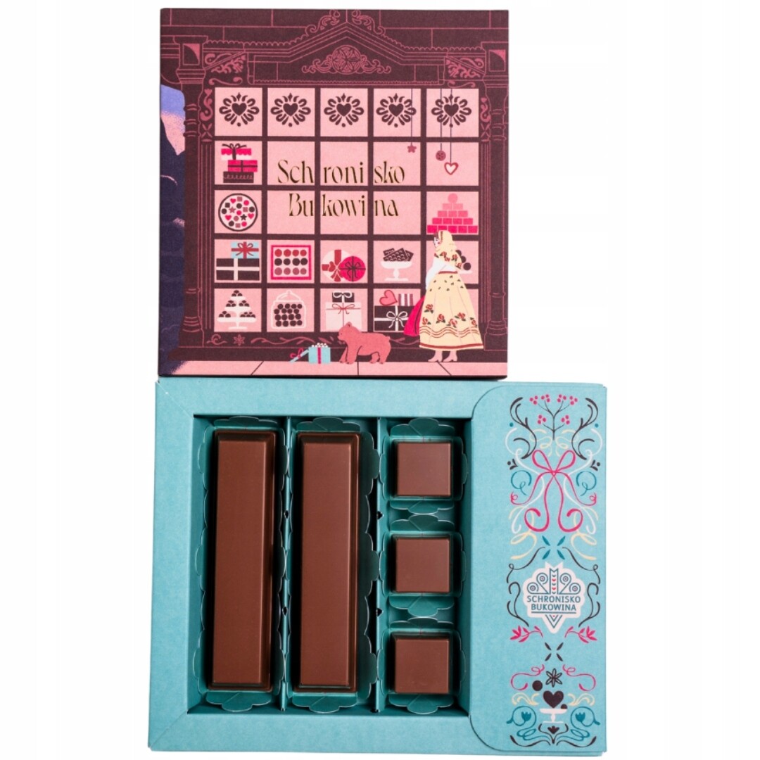 Tyčinky a pralinky dubajské pistácie křupavé kataifi Schronisko Bukowina