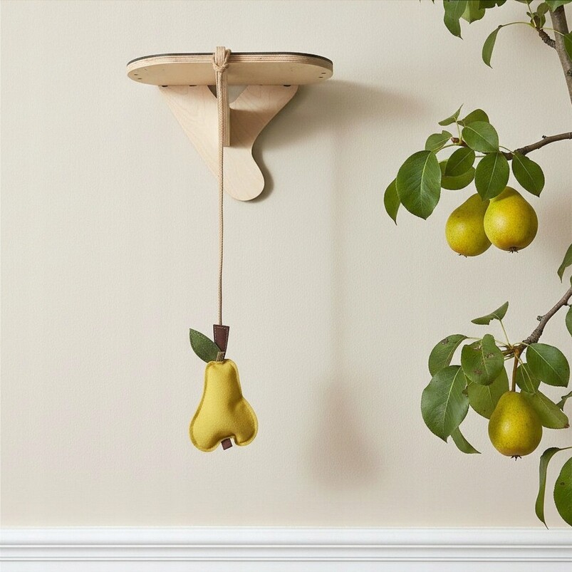 Pražská Hračka pro kočky odolná závěsná na škrabadlo Gruszka Bimbam