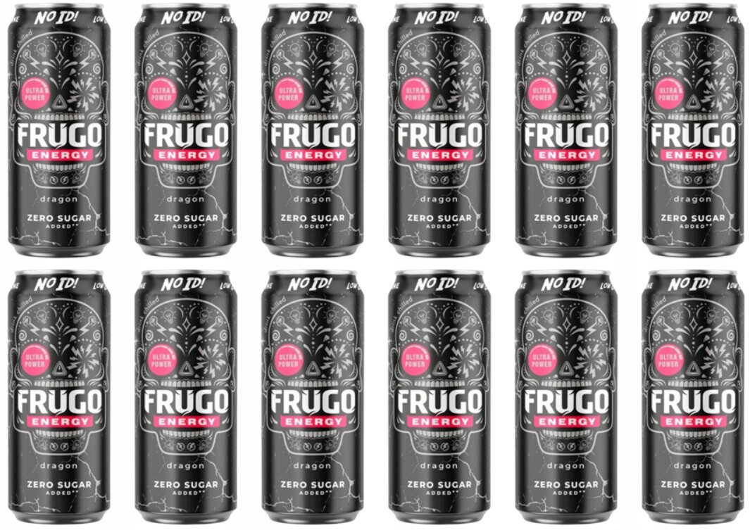 12 x Frugo Energy Dragon sycený nápoj 500 ml
