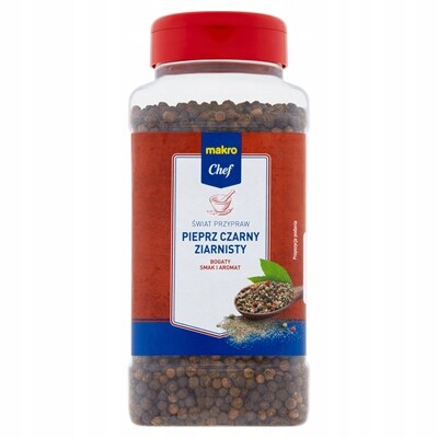 Metro Chef Pepř Černý Celý 500 g Zrnitý Gastro