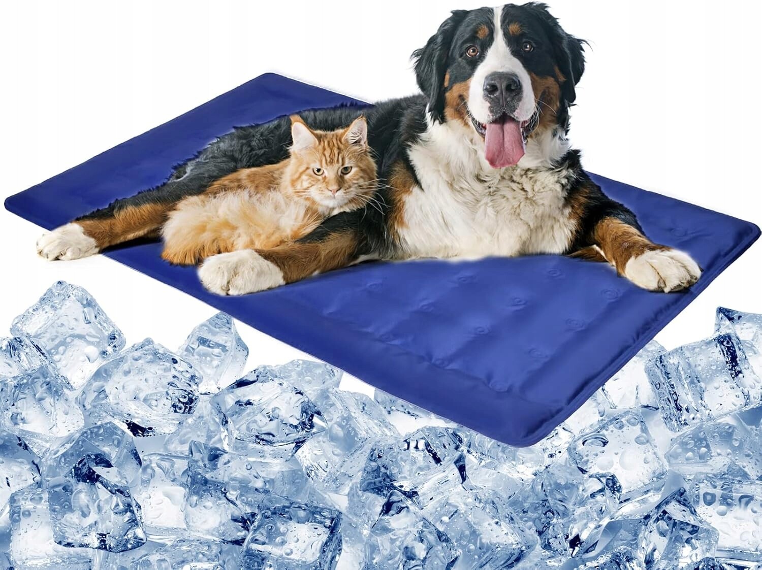 Vamcheer Chladící podložka pro psa a kočku XL 70×120 cm gelová