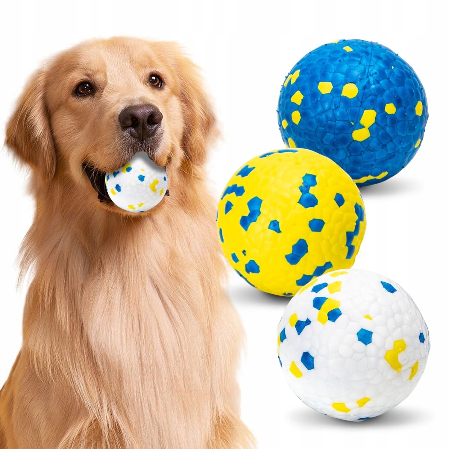 Nobleza Nezničitelné míčky pro psy Sada 3 Kusů