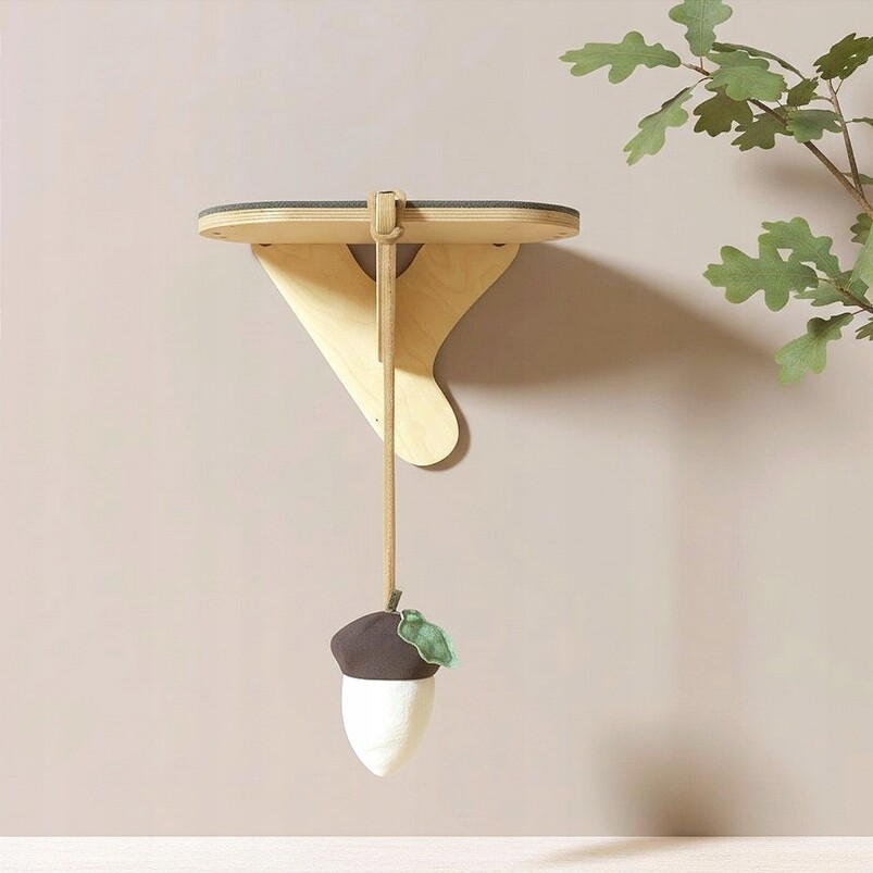 Pražská Hračka pro kočky odolná, závěsná na škrabadlo Ovoce Dubu