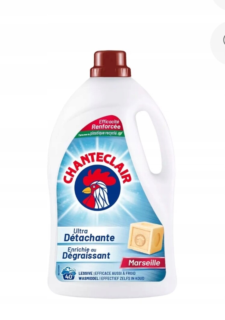 Gel Chanteclair s marseillským mýdlem 1800 ml/40 praní, 3 kusy