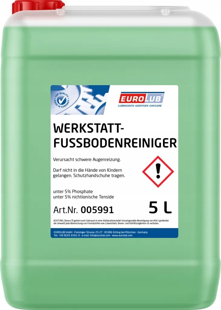Eurolub Prostředek na čištění dílenských podlah 5 litrů