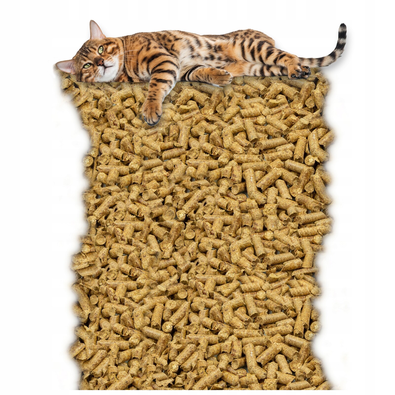 Dřevěný Stelivo Eco substrát pro kočky králíka