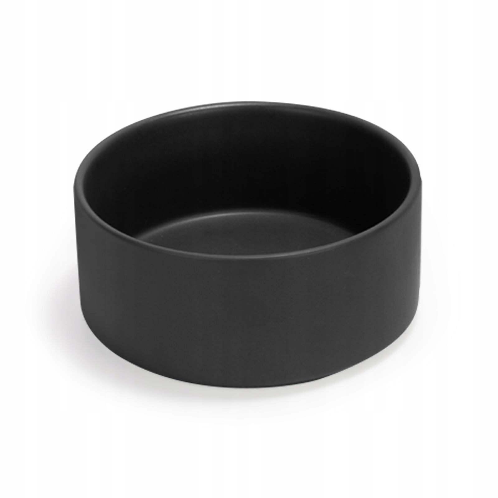 Spunkyjunky Keramická miska pro psy a kočky 850 ml, černá