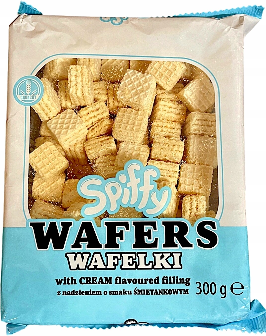 Lehké vaflové tyčinky s náplní ze smetany Spiffy, sada 6 x 300 g