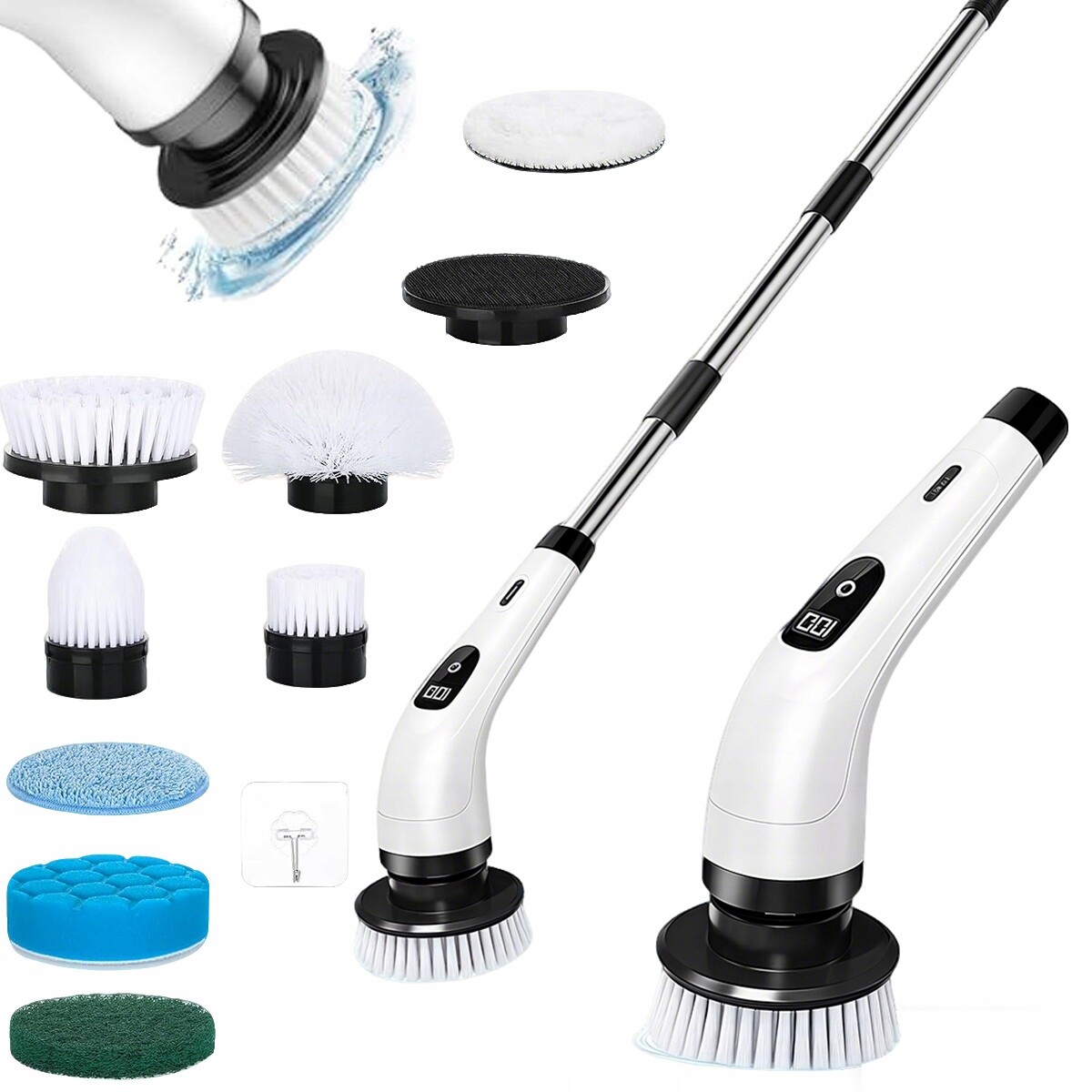 Elektrický Kartáč Na Čištění Úklidu, Rotační, Bezdrátový