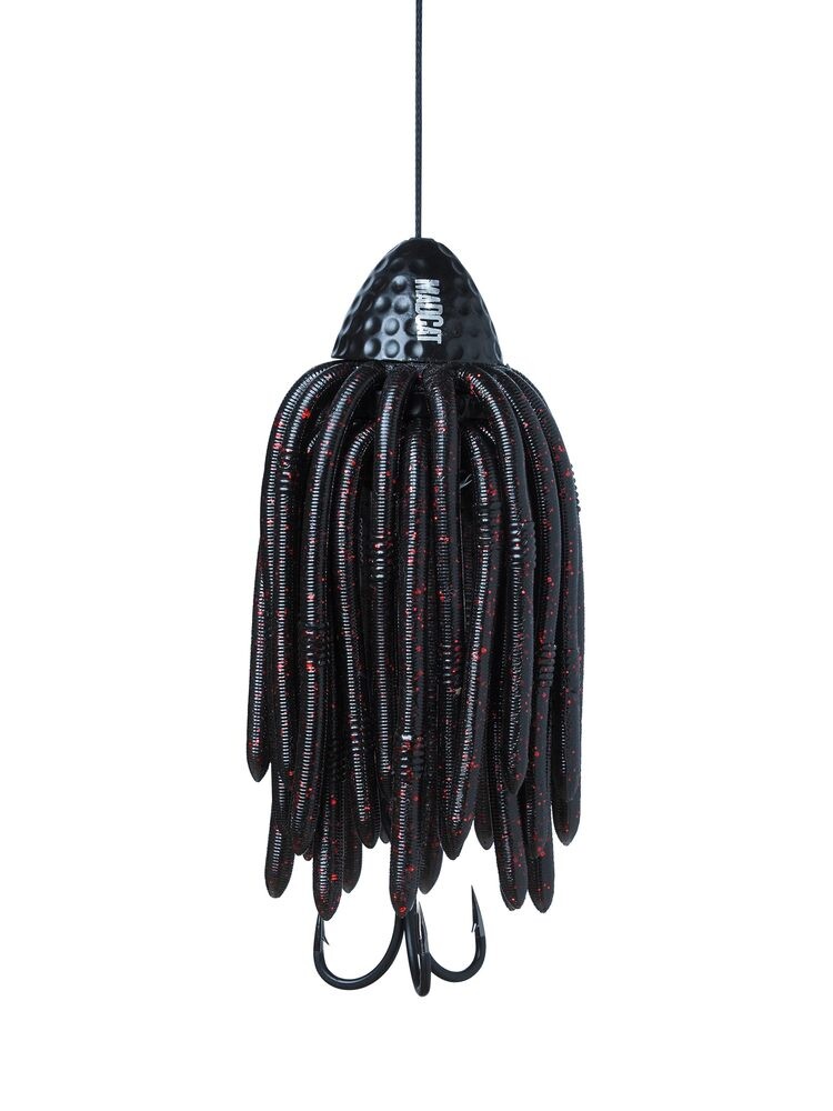 Madcat Nástraha Worms Teaser 35cm Black - 100g