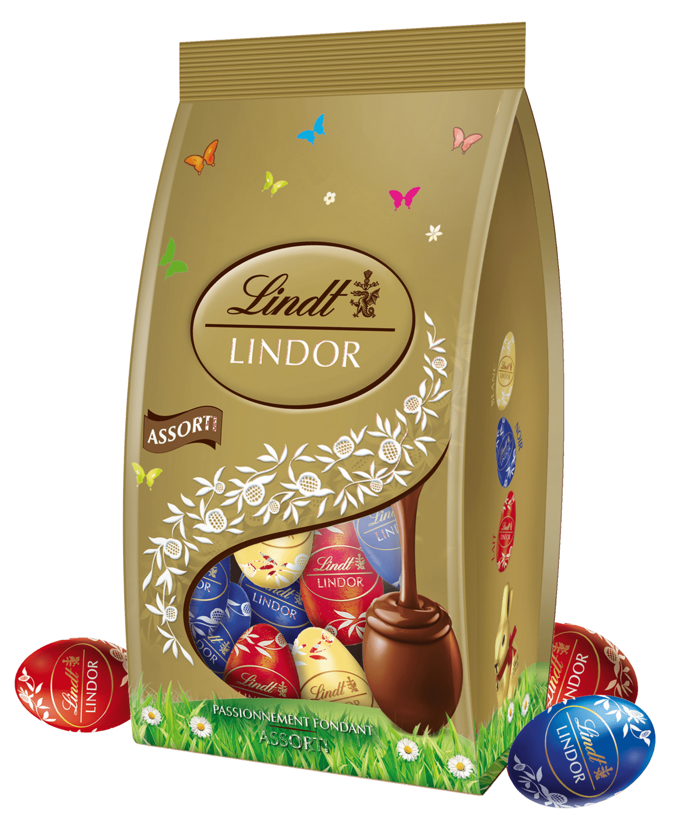 LINDT Lindor velikonoční vajíčka Mix 180 g