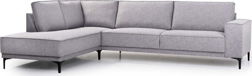 Světle šedá rohová pohovka (levý roh/do tvaru L) Copenhagen - II. jakost – Scandic