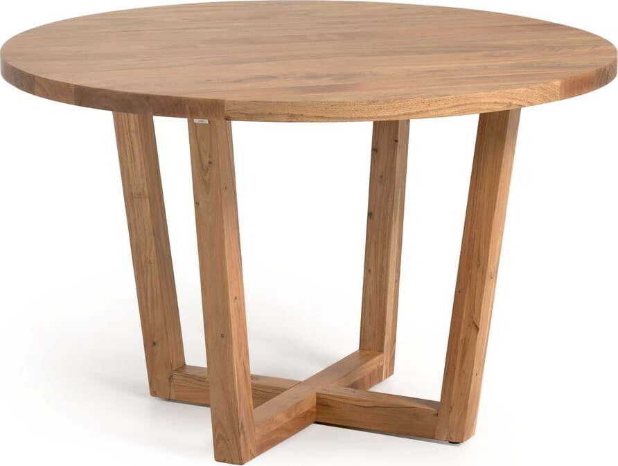 Kulatý jídelní stůl z masivu akácie ø 120 cm Nahla - II. jakost – Kave Home
