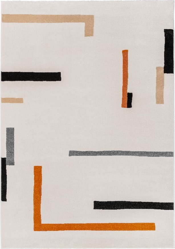 Oranžový/krémový koberec 120x180 cm Linea – Universal