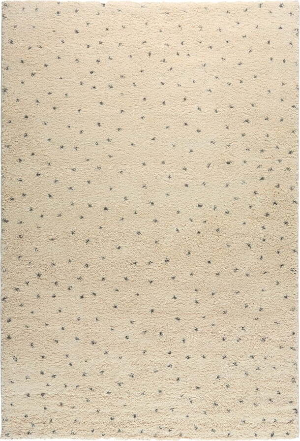 Černý/krémový koberec 200x290 cm Dottie Black – Universal