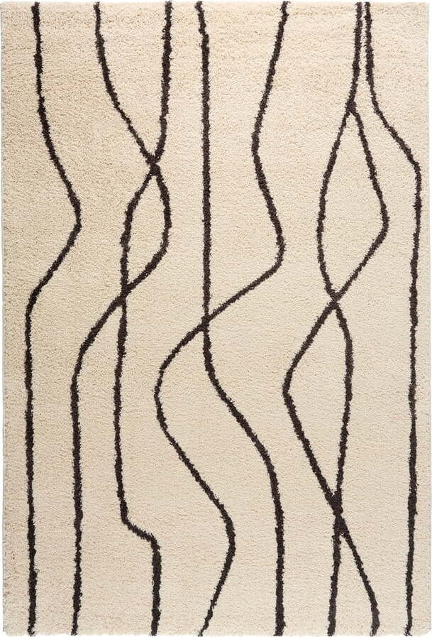 Bílý/černý koberec 120x180 cm Routa – Universal