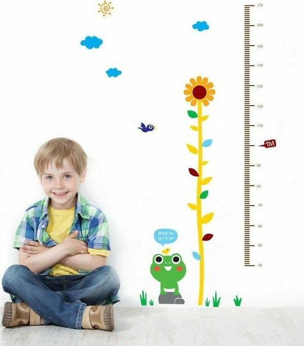 Nástěnná samolepka Ambiance Frog and Flower